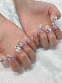 ポミーネイル 池袋店(pomynail)/チェックネイル