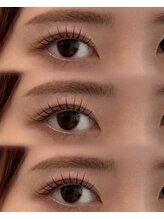 《ふんわり立ち上げ眉毛パーマ×眉Wax》一気に垢抜けた印象へ