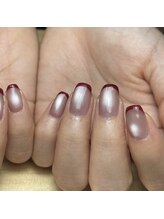 アメイロネイル(アメイロ_nail.)/マグネットフレンチ
