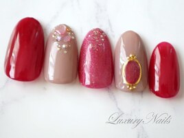 ワインレッド◇マグネットNail
