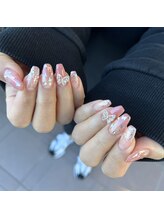 白べぇーっ 本店 湊町店/バタフライネイル