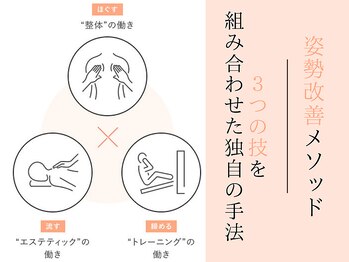 姿整美/3つの技を組み合わせた手法
