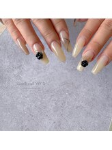 リアンスネイル ヴィヴィッド 岡山店(LianS nail ViViD)/ナチュラル＋パーツ