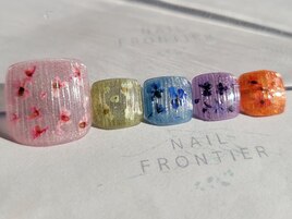 Cカラフル押花バカラ8980円～