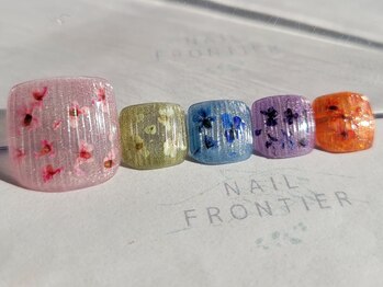 ネイルフロンティア 吉祥寺(NAIL FRONTIER)/Cカラフル押花バカラ8980円~