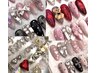 パーツ＆ストーン付け放題ワンホンネイル【スカルプ】19500円　150分