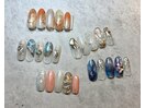10本アート　夏ネイル