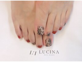 W-462 マットなレオパードFoot