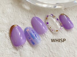 クリアオーロラネイル 夏