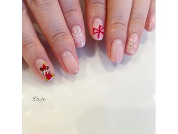 ネイルサロンリュクス (nailsalon Luxe)/ミッキークリスマスネイル