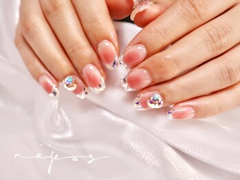 ルポネイル 高円寺(repos nail)の写真/【アイドルLIVE用担当nail￥12900～】アイドルネイルが得意!推し色やメンバーのイメージに合わせデザイン◎