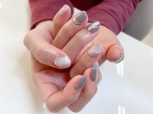 モルフォネイル(Morpho nail)/#新宿西口#ニュアンスネイル