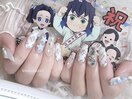 【mio】チェックネイル