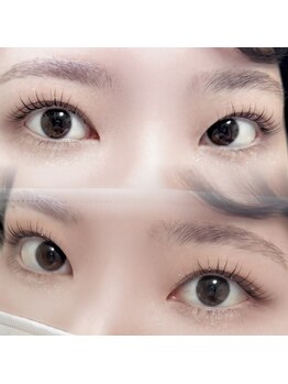 エメトワ 上尾(AIMETOI)の写真/【美眉アイブロウワックス+まつげパーマ上セット¥10200】眉×まつげで、目元の印象を一気にアップデート!