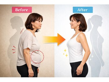 天空ノ虹の写真/40代50代女性に人気！お悩みの反り腰を整え、美姿勢へ導く痩身整体で理想のボディラインへ導くサロン◎