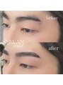 スワンシェード 浜松駅前(SUWAN SHADE)&nbsp;お客様の骨格にあった眉毛に！おでこの産毛も綺麗になります！