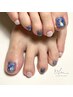 『画像持ち込みOK☆』フットデザインアート4本(両足)¥10000