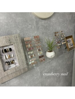 クランベリーネイル 代官山 恵比寿(cranberry nail)/秋冬にオススメのアートサンプル