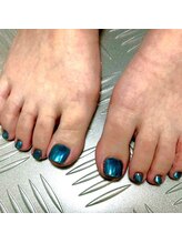 シービューティー(C BEAUTY)/ブルーフットネイル/光沢ミラー