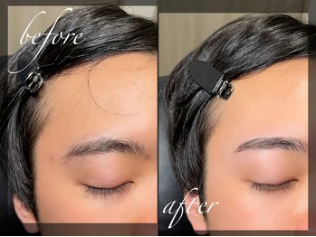 ミイン(miiin)/ナチュラルベーシックメンズ眉毛