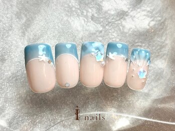 アイネイルズ 町田店(I nails)/マーメイドコアネイル10480円