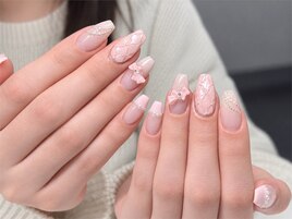 ピンクリボンネイル
