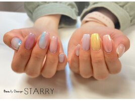 ニュアンス　カラフル　ミラー