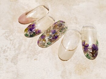 ケー フレーバー ネイル(K flavor nail)/open記念オーロラデザイン¥9580