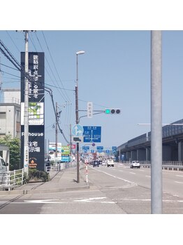 リゼラアンドコー 金沢店(LIZERA&Co)/サロンの行き方４金沢西方面から