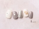 シンプルハロウィンネイル