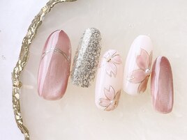 桜ネイル￥8980