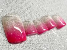 チェリーズネイル(Cherrys Nail)/ピンク マグネット フットネイル