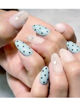 ルアーナ(luana)/クリスマスハートドットネイル