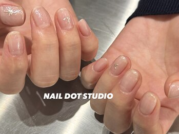 ネイルドットスタジオ 堺筋本町(NAIL DOT STUDIO)/シアーピンク