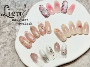 リアン 川崎店(Lien)の写真/【春限定桜デザイン♪】可愛い春デザイン多数掲載中☆イベント限定クーポンあります◎