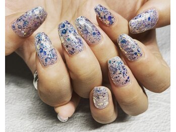 ザクザクラメワンカラー