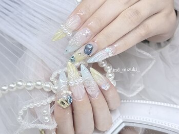 リンドネイル バイ モカ アンド ララ(Lind nail by moca and LaLa)/【mizuki】マーメイドネイル