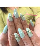 ファッシネイル(fascinail)/爽やかマーブルネイル