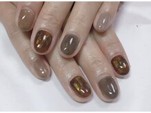 ネイルサロン ビューティーマジック 川口店/ブラウンネイル