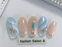 ネイリッシュサロン エー(Nailish Salon A)/波ネイル