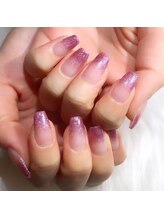 ウープスネイル 北上パル店(OopsNAIL)/ラメグラデーション
