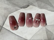 バタフライ 津田沼店(Butterfly)/定額デザインC/チークネイル