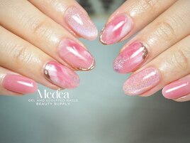 ピンクオーロラ/ミラーライン