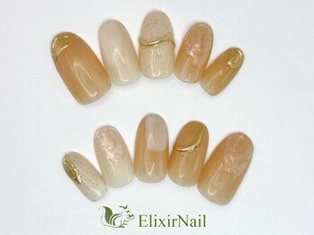 エリクサーネイル 新橋(Elixir Nail)/定額a シンプル/クーポン使用