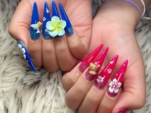 リンネイル 新大久保店(Rin Nail)/#待ち込みデザインOK　#付け放題