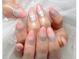 グラデーション/ミラーネイル