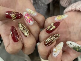 □成人式ネイル