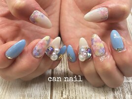 ガーリーお花ネイル♪