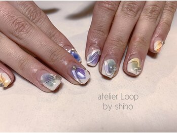 アトリエループ(atelier Loop by shiho)/うねうねネイル◆アート120
