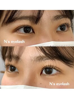 エヌズアイラッシュ(N's eyelash)/まつ毛デザイン